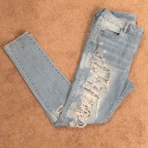 American Eagle Ripped Stretch Jeans